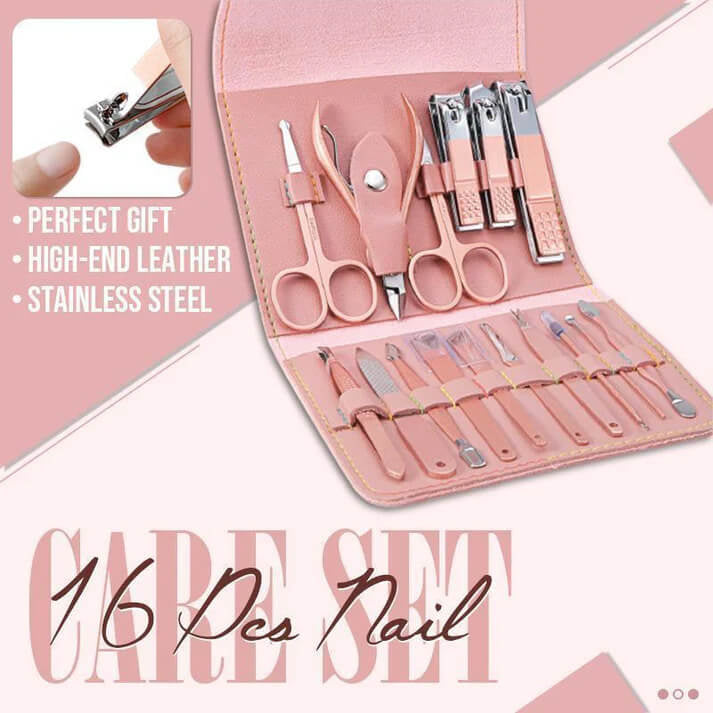 Good-Looking Foldable Stainless Steel Nail Clipper Set