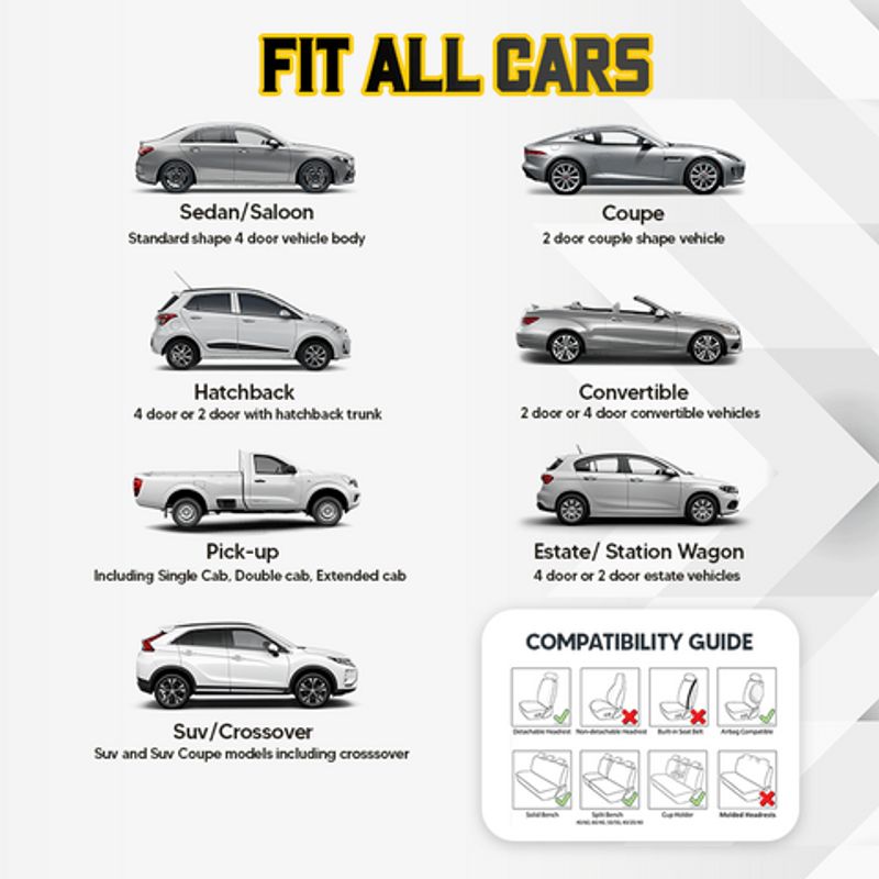 🔥Breathable & Anti-Slip Cotton Car Seat Covers! 🔥