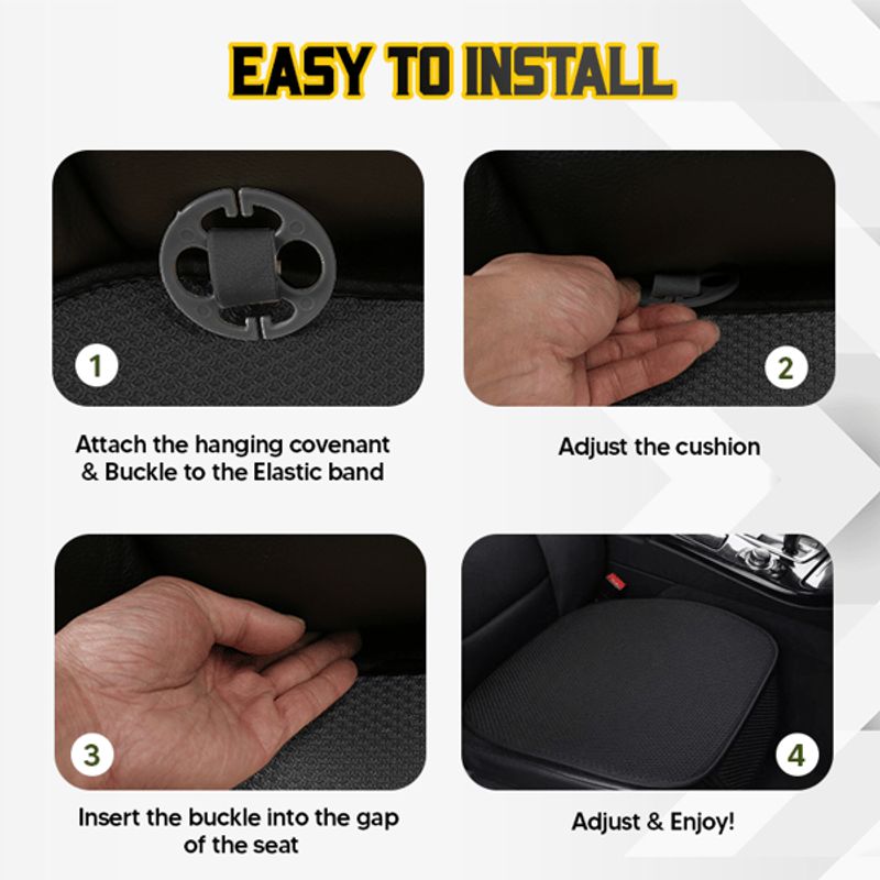 🔥Breathable & Anti-Slip Cotton Car Seat Covers! 🔥