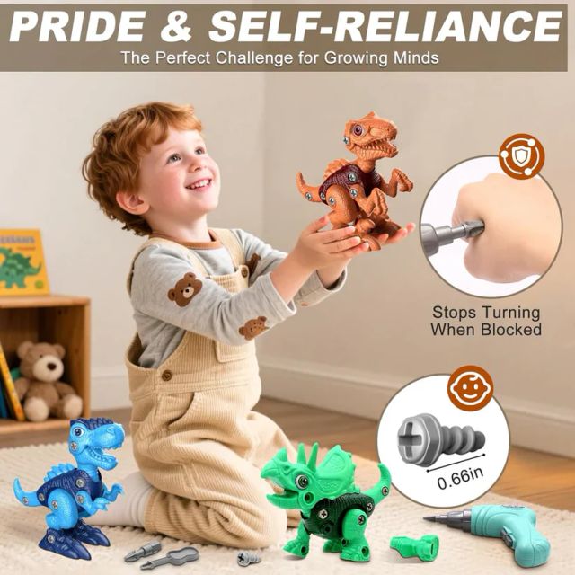 Dinosaur Building Kit Is Fixing Kids