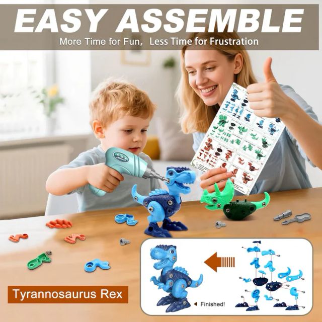 Dinosaur Building Kit Is Fixing Kids