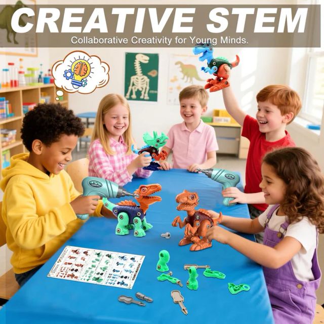 Dinosaur Building Kit Is Fixing Kids