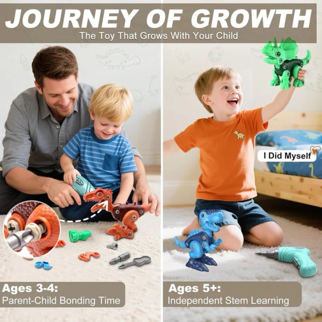 Dinosaur Building Kit Is Fixing Kids