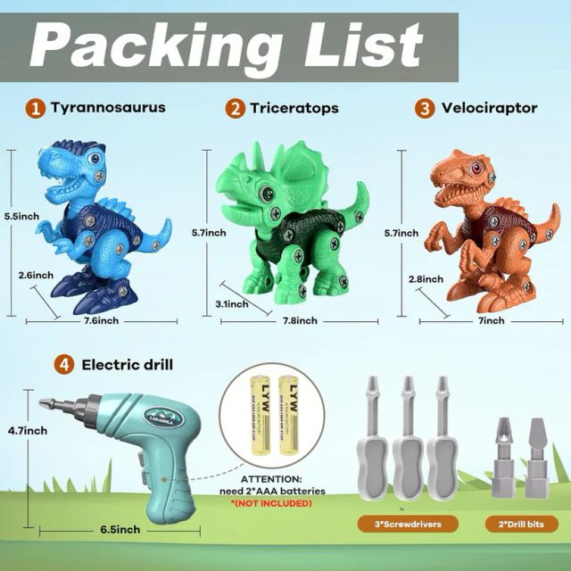 Dinosaur Building Kit Is Fixing Kids