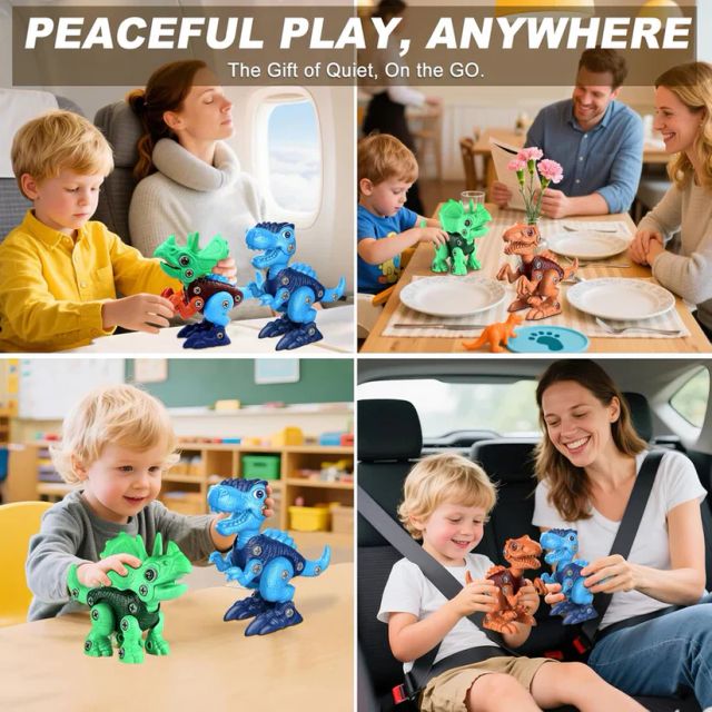 Dinosaur Building Kit Is Fixing Kids