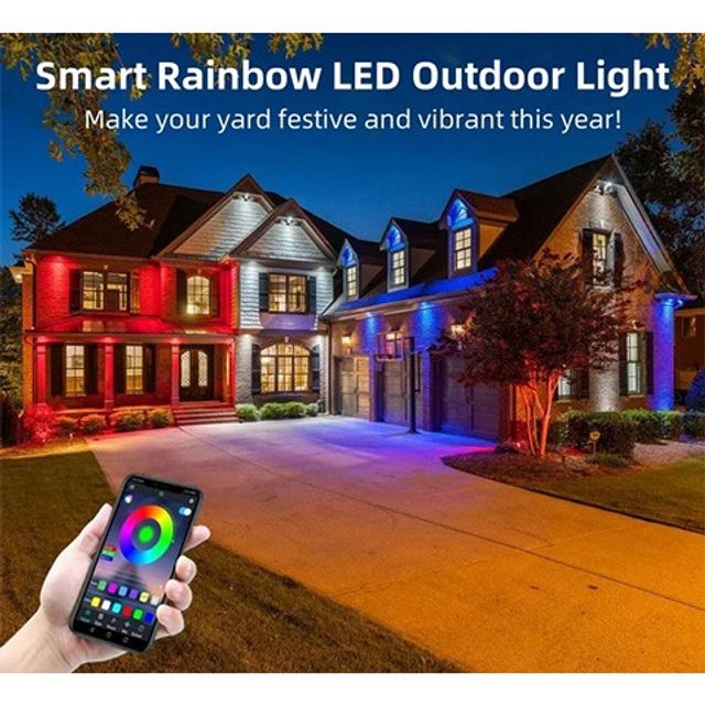 Smart Rainbow LED Permanent Outdoor Light – Smartlight