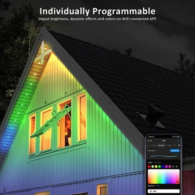 Smart Rainbow LED Permanent Outdoor Light – Smartlight