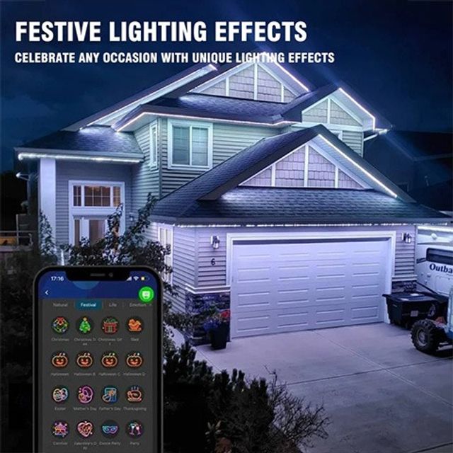 Smart Rainbow LED Permanent Outdoor Light – Smartlight